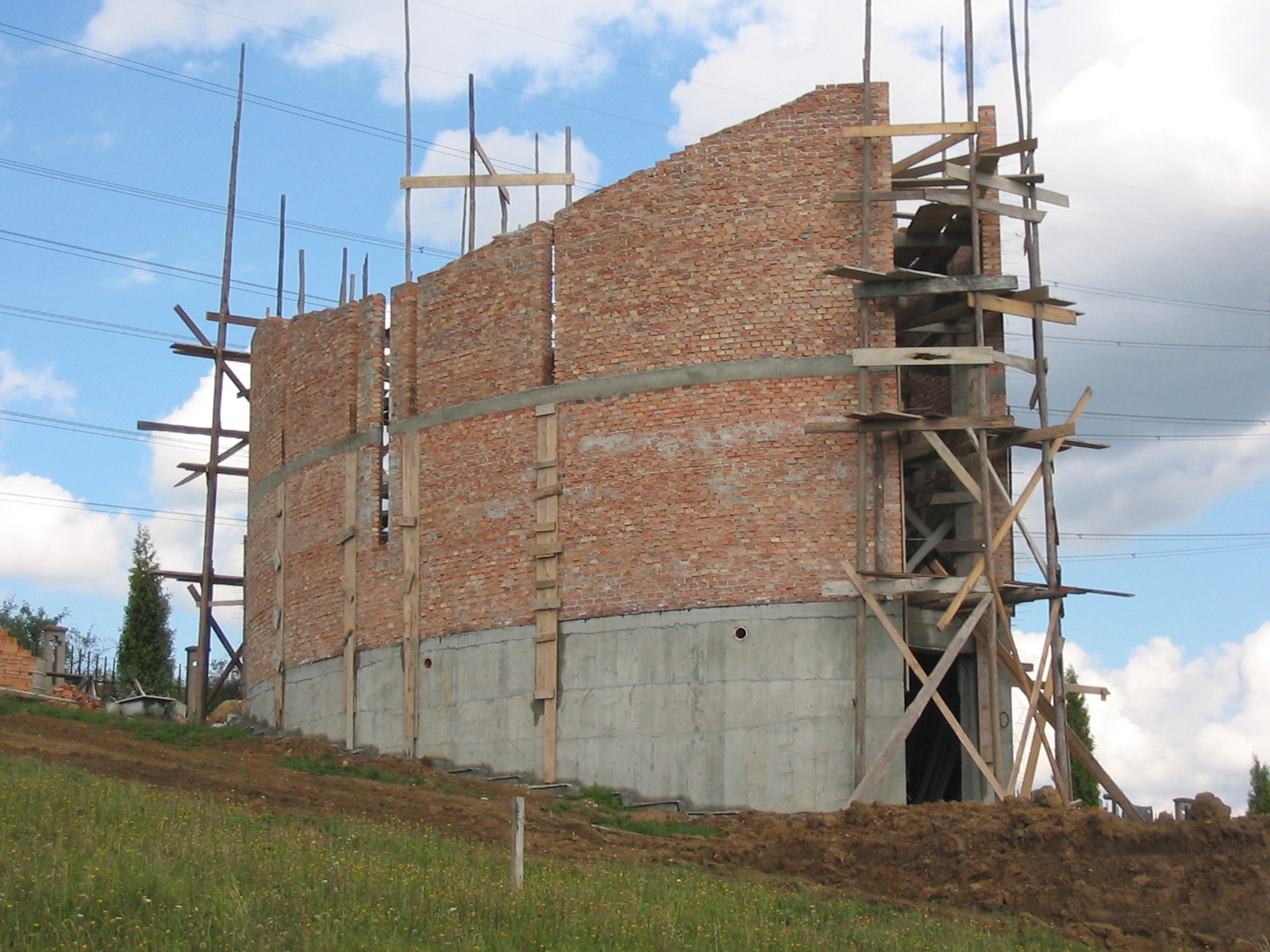Budowa kaplicy Parafia Iskrzynia 2005-2006